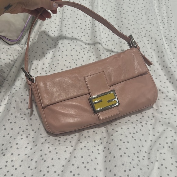 Vintage fendi baguette pink lamb leather authentic - Picture 5 of 8